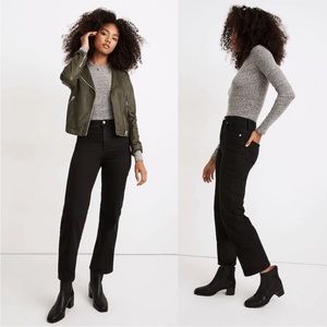 Madewell Slim Wide-Leg Crop High Rise Jean